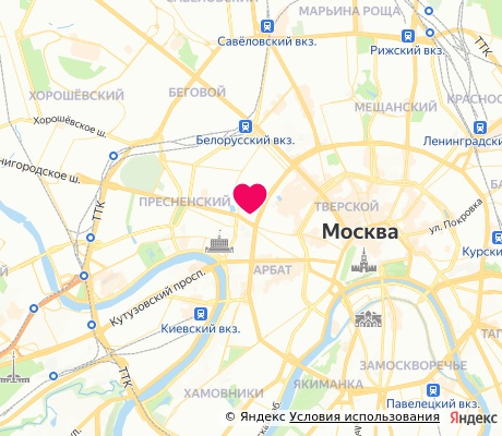На карте