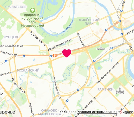На карте
