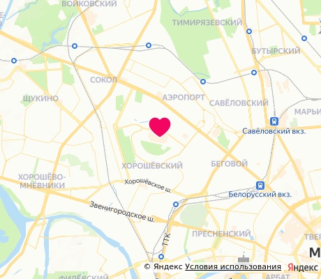 На карте