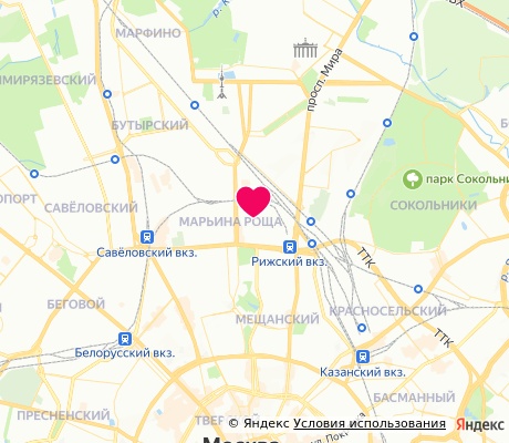 На карте