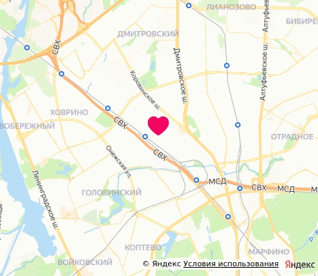 На карте