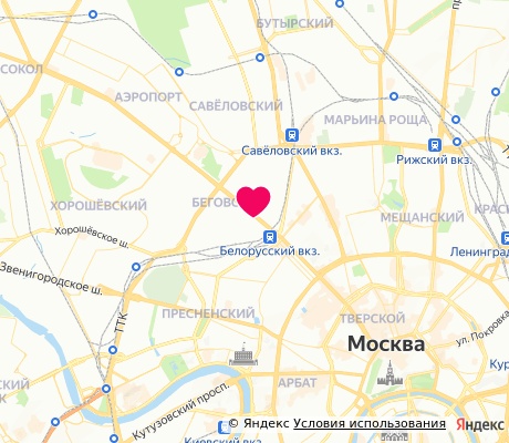 На карте