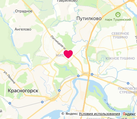 На карте