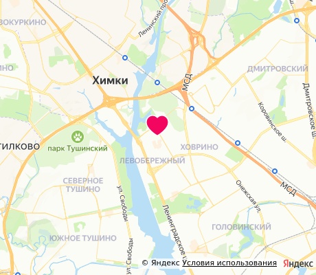 На карте