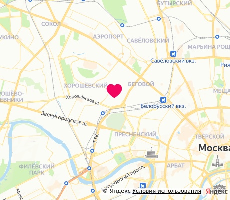 На карте