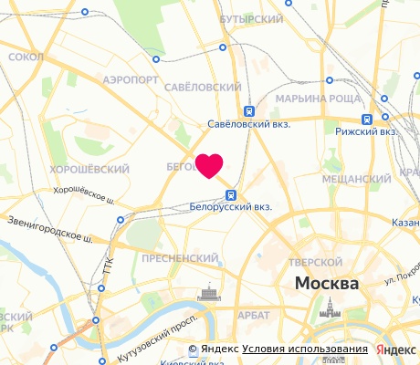 На карте