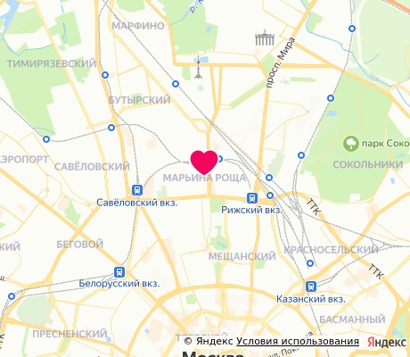 На карте