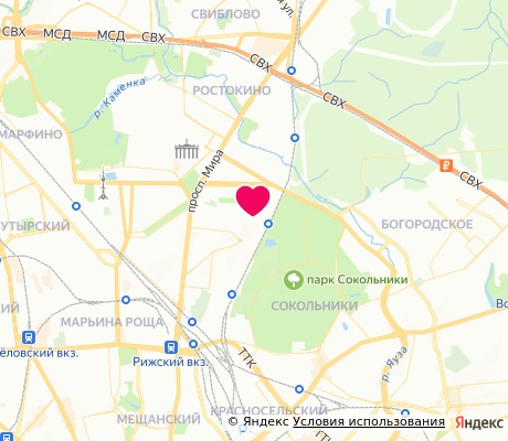 На карте