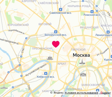 На карте