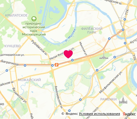 На карте