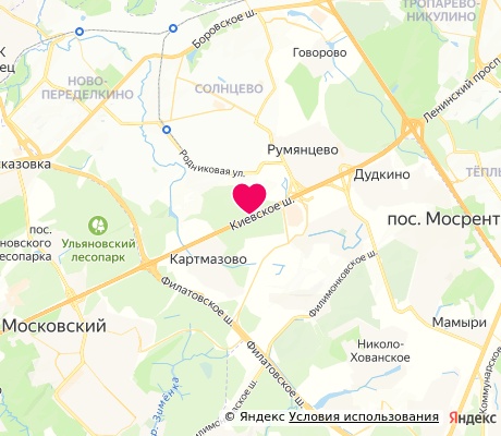 На карте