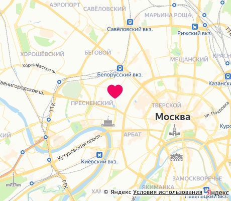На карте