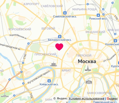 На карте