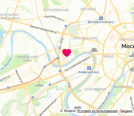 На карте