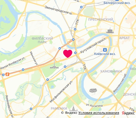 На карте