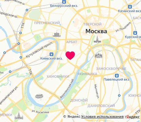 На карте