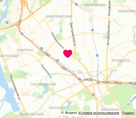 На карте