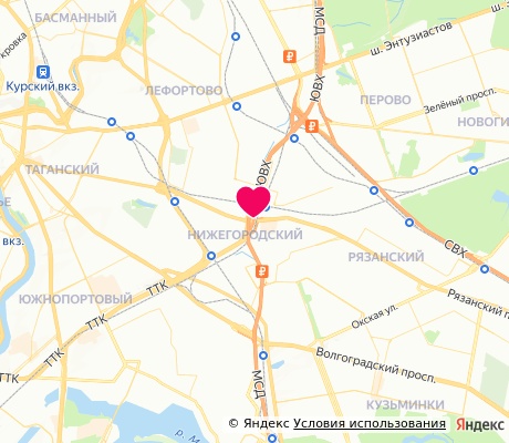 На карте