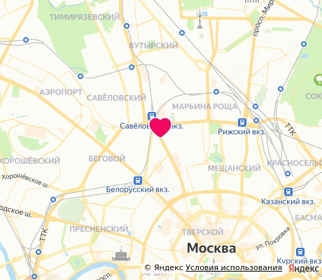 На карте