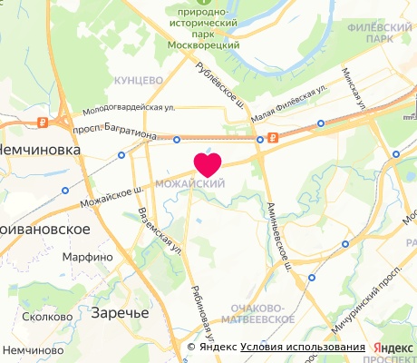 На карте