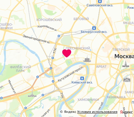 На карте