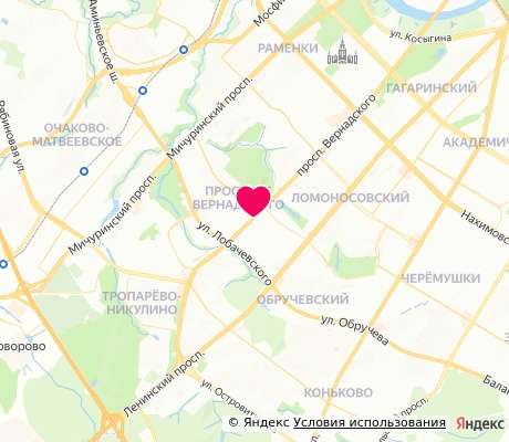 На карте