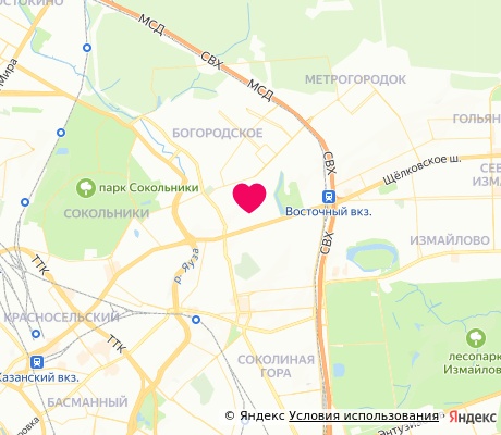 На карте