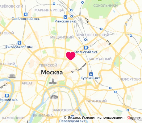 На карте