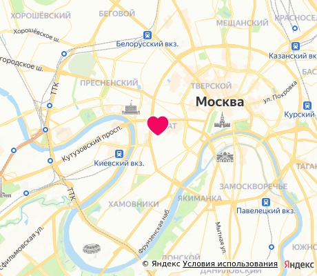 На карте