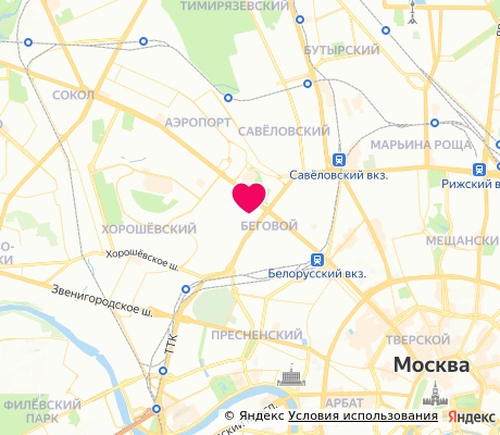 На карте