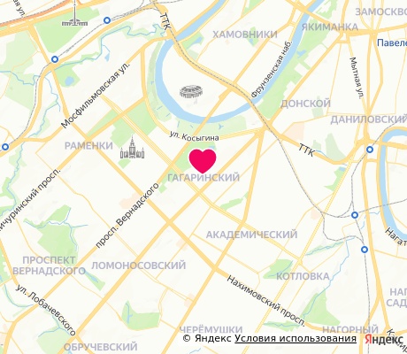 На карте
