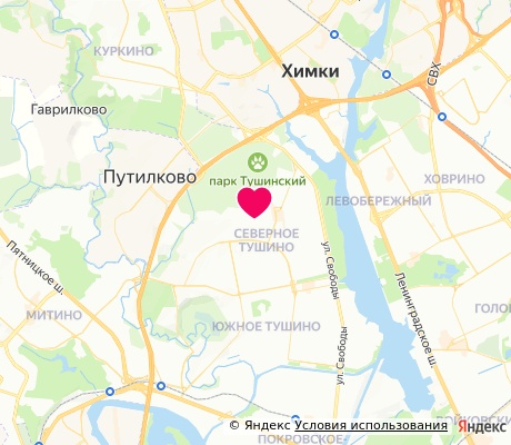 На карте