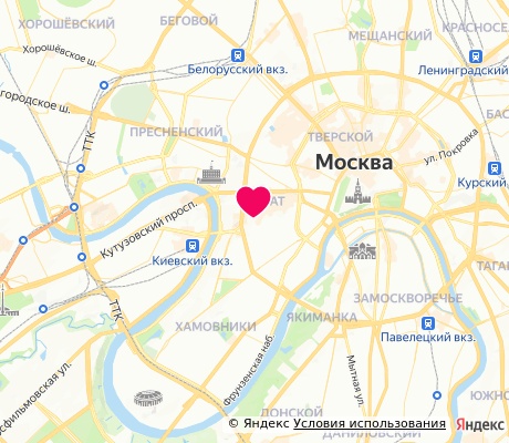 На карте