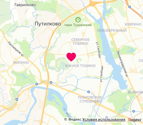 На карте