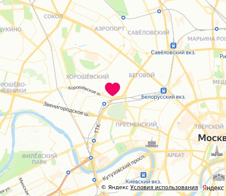 На карте