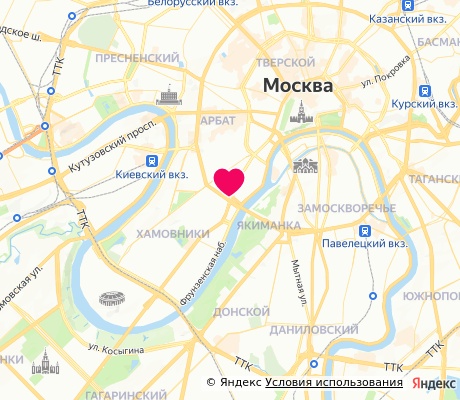На карте