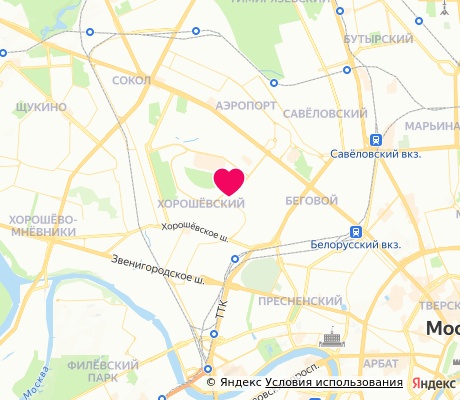 На карте