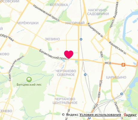 На карте