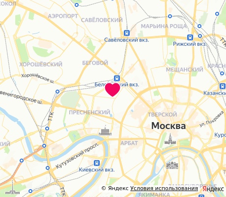 На карте