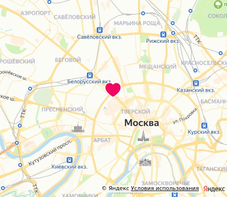 На карте