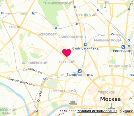На карте
