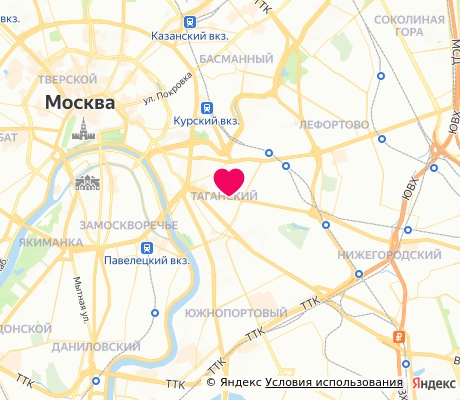 На карте