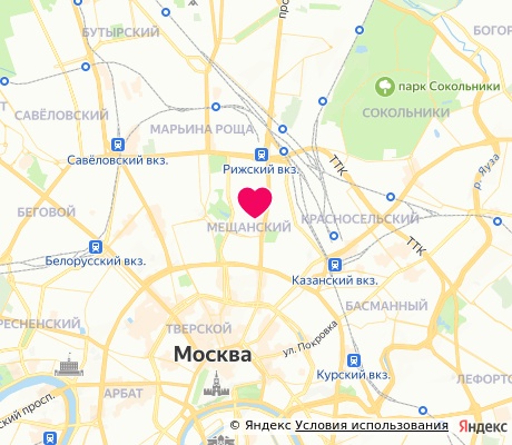На карте