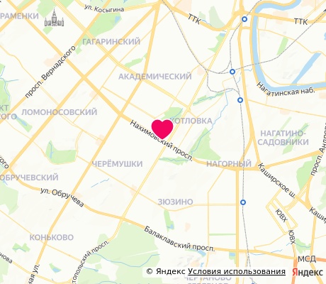На карте