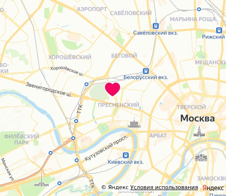 На карте