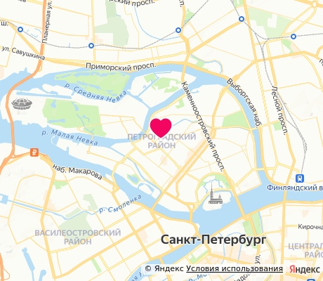 На карте