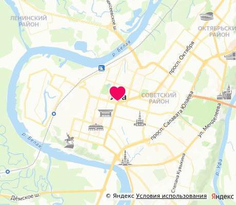 На карте