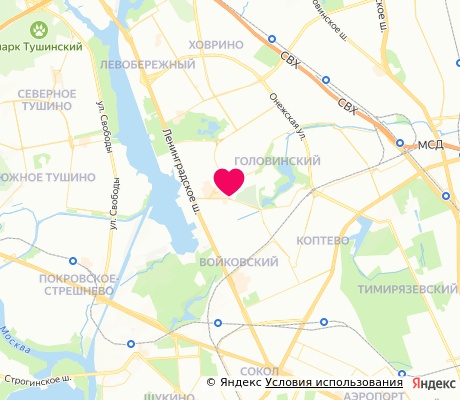 На карте