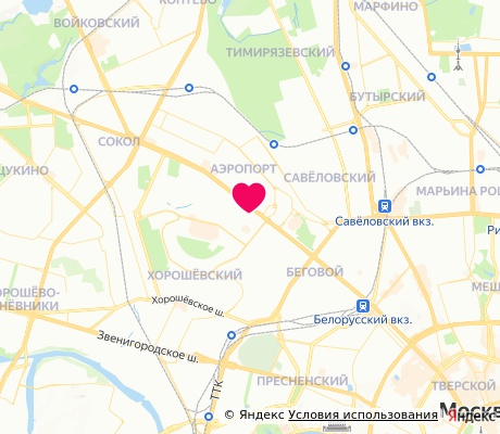На карте