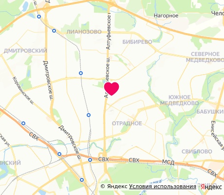 На карте